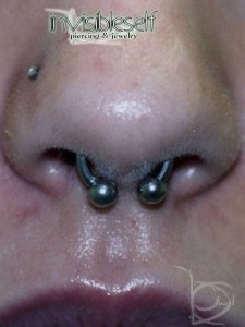 Septum & Bridge Piercings. Invisibleself Piercing & Jewelry